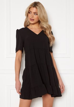 Trendyol Short SS Dress Siyah/Black Klær