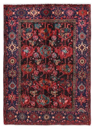 Bloemen Klein Bidjar Vloerkleed 140X193 Wol