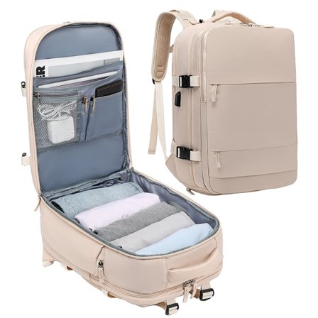 Rejsetaske til flykabine 45x36x20 til Vueling, EasyJet, Ryanair Vandafvisende og Rummelig Bagage (2210-001 1288 2350 D7)