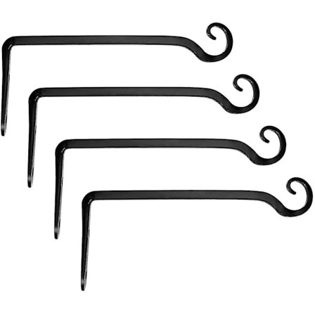 Väggkrok Hängande Växtfäste Dekorativ Rak Växthängare För Fågelmatare, Krukor, Lyktor, Vindspel Inomhus Utomhus 1