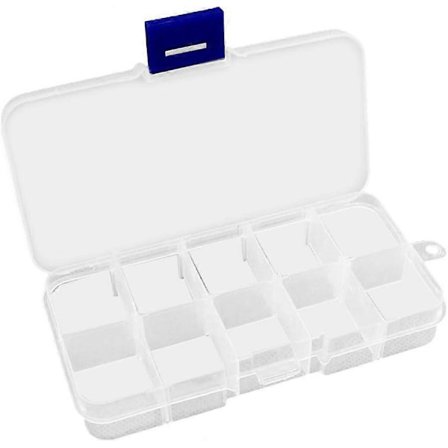 Förvaringslåda med flera fack, transparent organiseringsbehållare, mångsidig organisering, transparenta lådor, hushållstillbehör