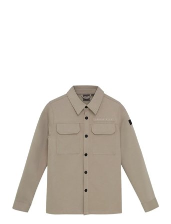 Shirt Jack Twill Stretch Print Beige Indian Blue Jeans