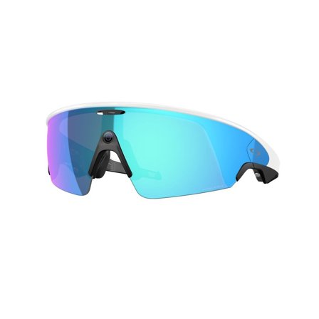 Oakley Meta Vanguard -Aurinkolasit - White Wrap around - Oakley Prizm Sapphire OW8001-0652