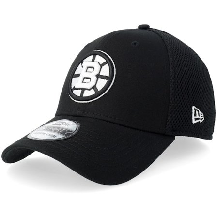 New Era - Negro flexfit Gorra - Boston Bruins 39THIRTY Eg Neo Black/White Mesh Flexfit @ Hatstore