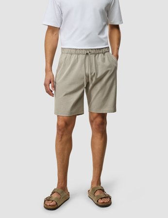 Shaping New Tomorrow - Tech Linen Elastic Shorts - Sandshell - Herren - 40/