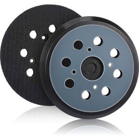 Deler 125mm 8 Hull Borrelås Orbital Erstatningsslipepute Slipebakplate (Blå)