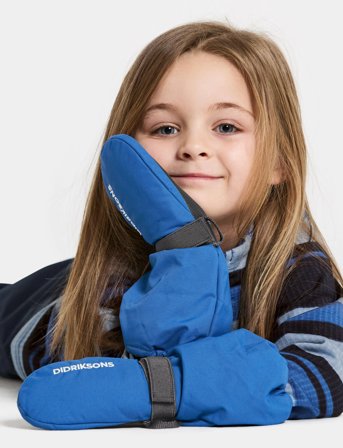 Didriksons Biggles Mitten 7 - Blue - 1-2