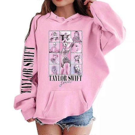 Taylor Swift Hooded Sweatshirt för Flickor 6-13 År - WELLNGS