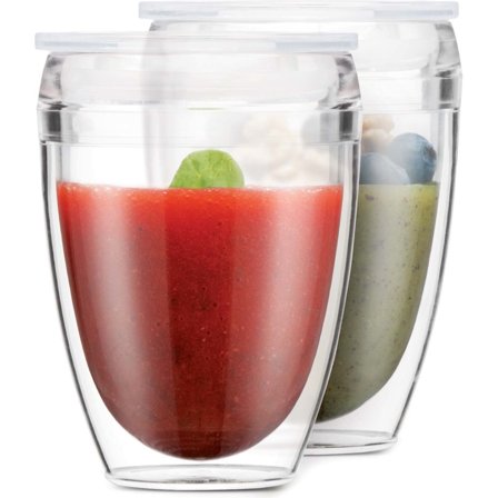 Bodum Pavina To Go-krus 30 cl 2 stk. - Transparent | KitchenOne