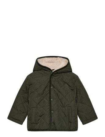 Mango | Fur-Effect Quilted Coat | 3-4