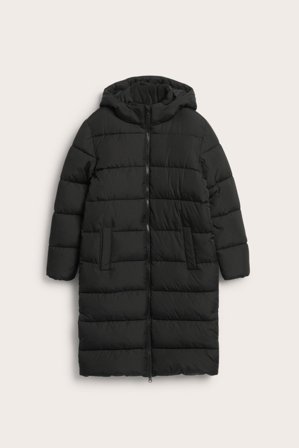 Kappahl | Długa kurtka puchowa | Czarne