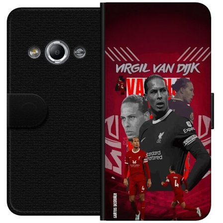Kompatibelt Lommeboketui til Samsung Galaxy Xcover 3 Virgil van Dijk Liverpool Nederland ballvinner og stabil general i forsvarsrekken med enestående