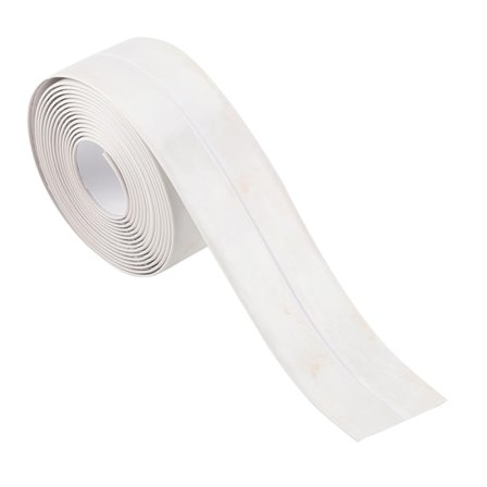 Vit 38mm*3.2m Selvklebende Veggtetningsstripe Tape Hjem Bad Kjøkken Vask Benk Kantlist
