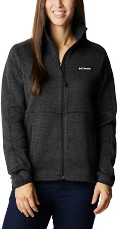 Columbia Sweater Weather Full Zip naisten fleecetakki, Black Heather