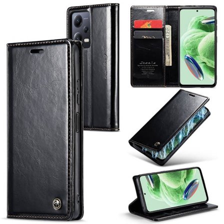 CaseMe lent Xiaomi Poco X5 / Xiaomi Redmi Note 12 fodral - Svart