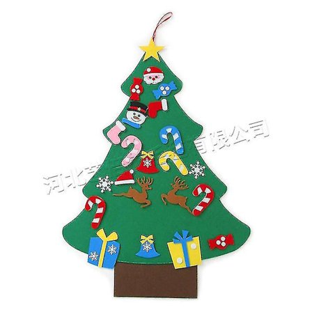 Ny filt julgran Gratis Paste Barn gör-det-själv tredimensionell DXGHC