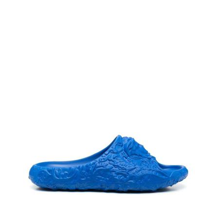 Versace Sliders , Blauw , Heren , Maat: 46 EU