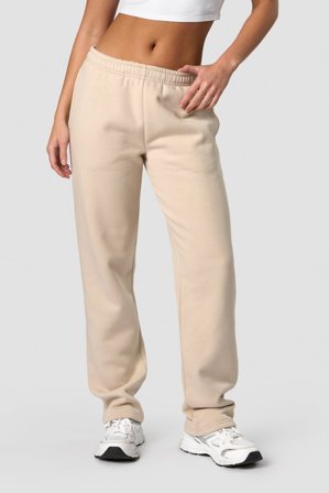 Everyday Straight Leg Sweatpants Beige