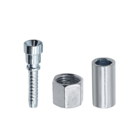 Högtryckstvättsslangförlängningsanslutningsadapter Koppar M22 14 mm och 15 mm hangänga invändig slangkoppling