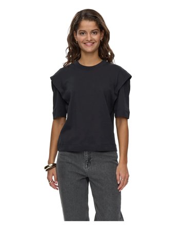 Nucoralee T-Shirt Black Nümph