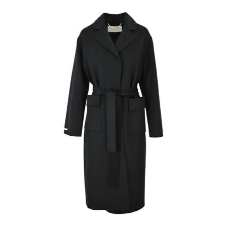 Nenette Belted Kappa svart, Dam Ullkappor, Dam, Storlek: XS