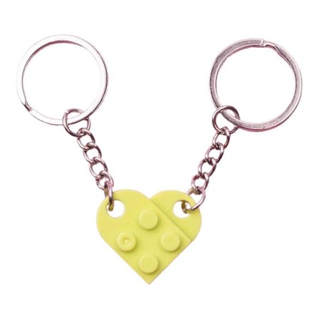 Sydän Avaimenperäsetti Pareille, Tiili Sydän Avaimenperä Ystävänpäiväksi -VÄRI: Vihreä