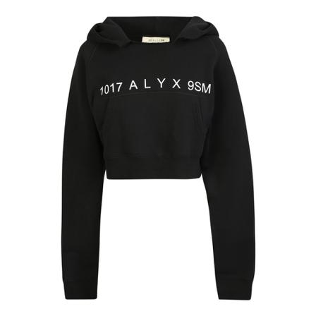 1017 Alyx 9Sm, hooded sweatshirt with a contemporary line Zwart, Dames, Maat:M