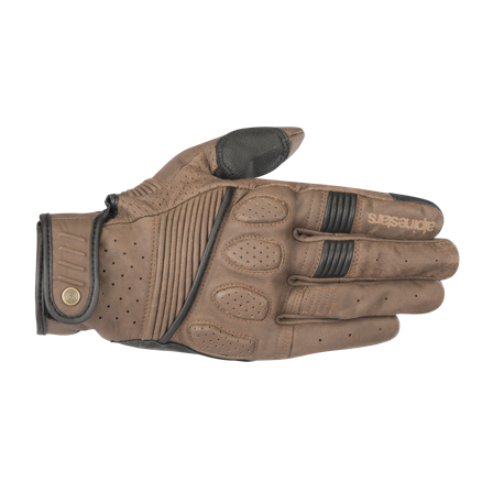 Hanskat ALPINESTAR Crazy Eight Musta/Ruskea L