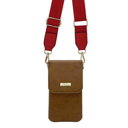 BOOM - Outdoor Universal Collar Case - RødHvidSort skulderrem