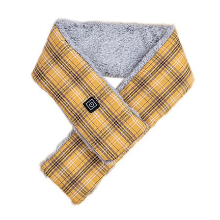 Intelligent USB-oppvarmet skjerf med tre temperaturinnstillinger, myk halsvarmer, moteriktig design