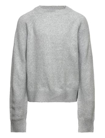Iben Knit Pullover Grå Grunt*Betinget Tilbud