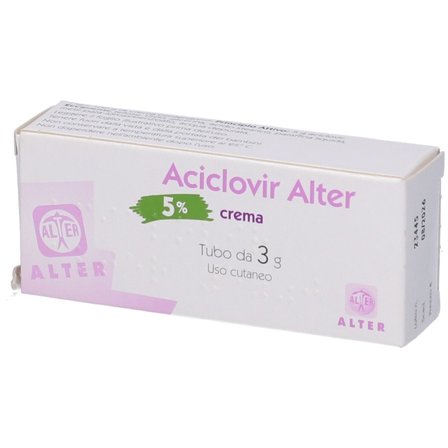 Aciclovir Alter 5% Crema 1 Tubo da 3 g