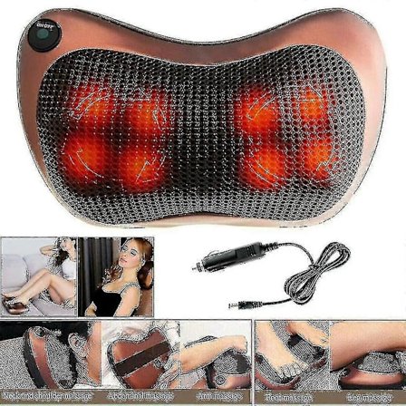 Dhrs Massagepude Massager Shiatsu Behagelig Nakke Skulder Automatisk Infrarød Varme