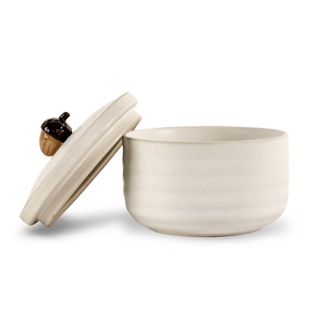 Sagaform Ellen liten ekollonburk med lock | Inredning > Vaser & Krukor > Kruka | Bagaren och Kocken