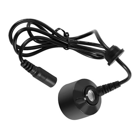 Svart Mini Tåkemaskin for å Skape Atmosfære i Vannfontene, Dam og Akvarium