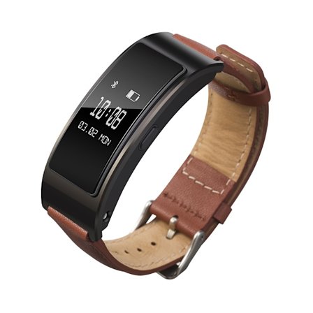 Klockarmband äkta läder Huawei Band B7