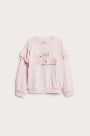 Kappahl | Långärmad topp | Ljusrosa