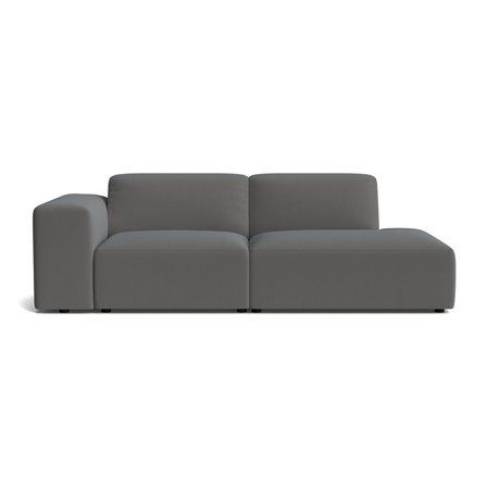 Soma lounge sofa, højrevendt | Open end - Lisboa Antracit - 245x101x75 - Sofa