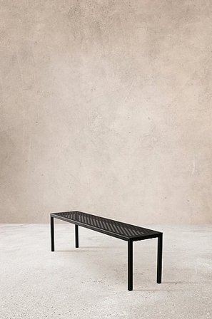 Jotex - Penkki - 150 Cm Musta Musta - NÄS - Osta Puutarhasohvat & puutarhapenkit Jotex