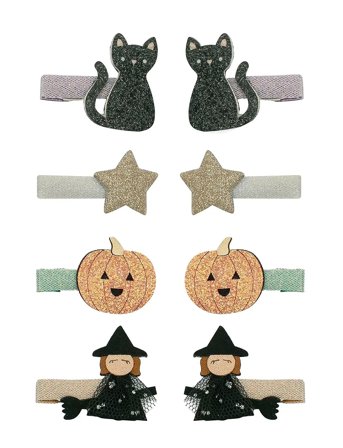 Mimi & Lula | 8 Hair Clips - Mini Halloween | ONE SIZE