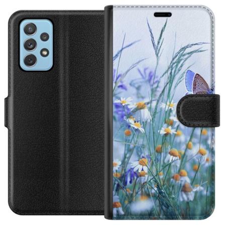 Samsung Galaxy A52 5G Tegnebogsetui Blomster