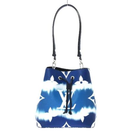 Louis Vuitton Vintage, Pre-owned Polyester louis-vuitton-bags Blauw, Dames, Maat:ONE Size