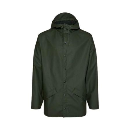Rains, Rain Jacket Green Groen, Heren, Maat:S