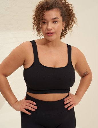aim ́n Black Luxe Seamless Bra - Black - XS