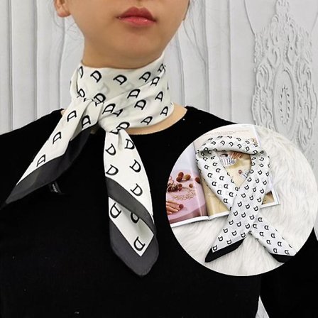 Kvinners silkeskjerf imitert silke profesjonelt skjerf 27,6''*27,6''