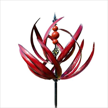 Iron Art Windmill Pyörivä tuulimylly RED 2 2