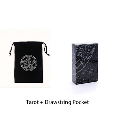 True Black Tarot True Black Tarot-kort Magisk seremoni Bord Nytt århundre Waite Retro Tarot-spill Juegos De Mesa Ches Shry-kombinasjon