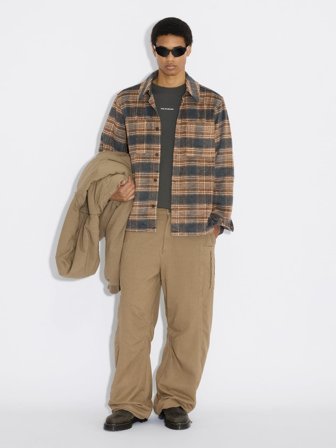 Relaxed Flannel Overshirt