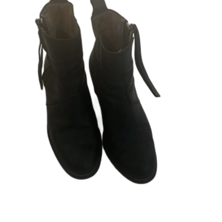 Svarta boots med dragkedja från Acne