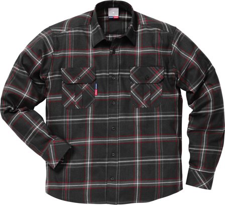 Fristads 104986-940 3XL Flanellskjorte svart 3XL, Klær